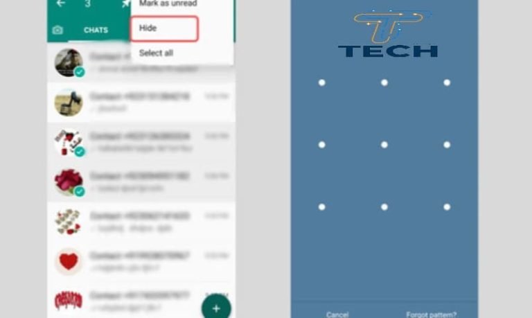 تطبيق GBWhatsApp اخفاء الدردشات