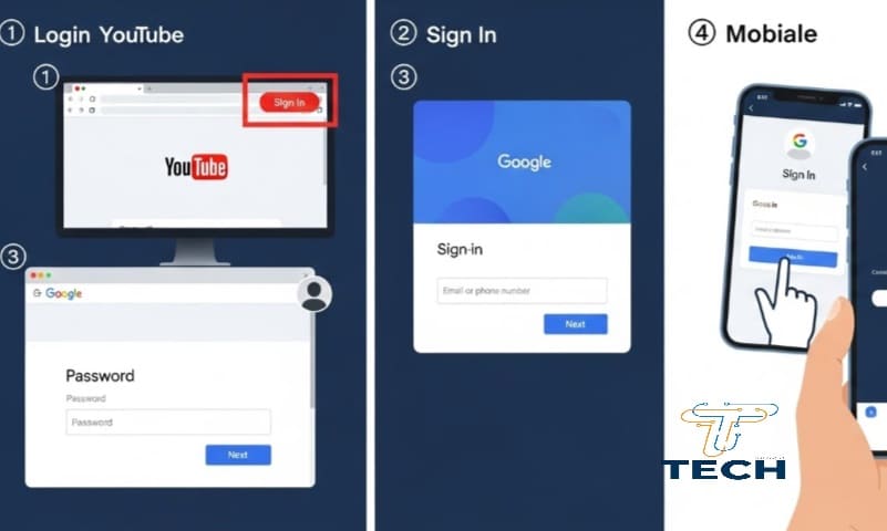 كيف ادخل يوتيوب من قوقل؟
