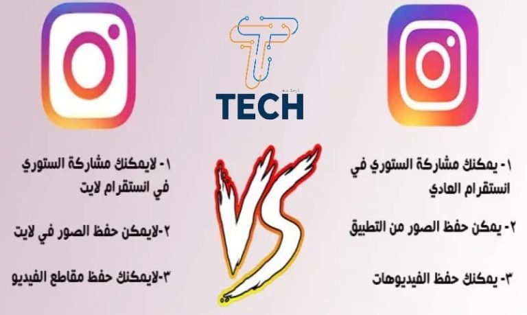 ما الفرق بين انستقرام وانستجرام لايت