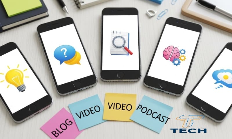 أفضل تطبيقات مجانية لتوليد أفكار المحتوى للهاتف