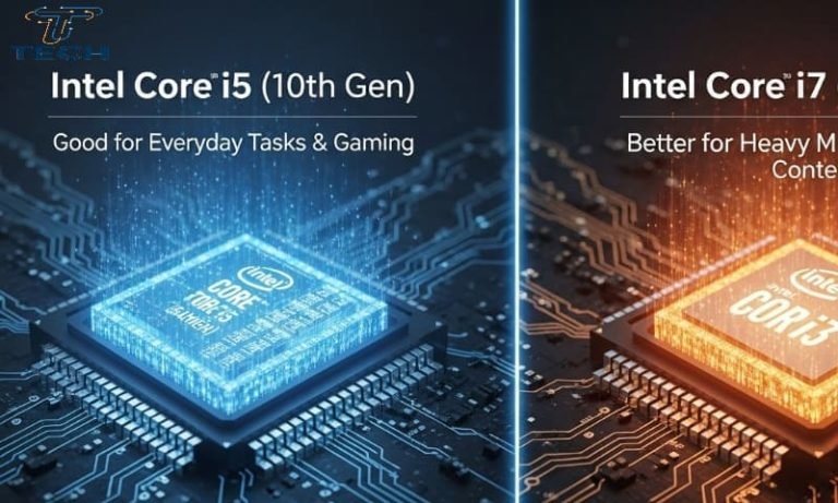 الفرق بين i5 و i7 الجيل العاشر Intel Core