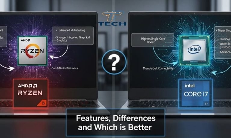لابتوب بمعالج AMD بدل Intel المميزات والفرق وأيهما الأفضل