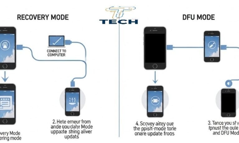 كيفية استعادة iPhone من وضع Recovery Mode أو DFU Mode عند فشل التحديث