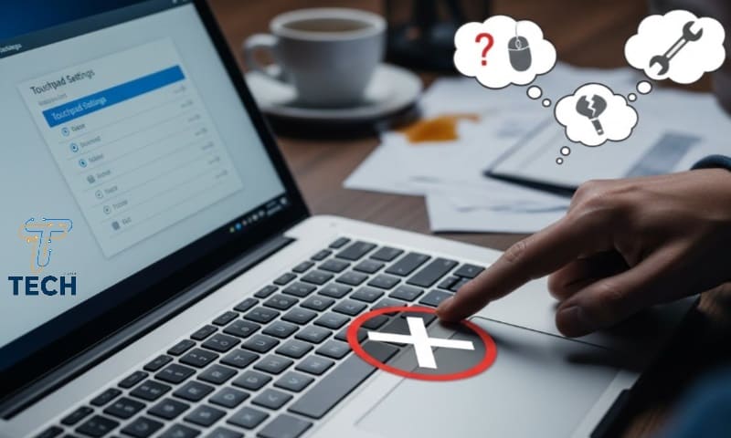 سبب توقف التاتش باد عن العمل وكيف أصلحه في اللاب توب