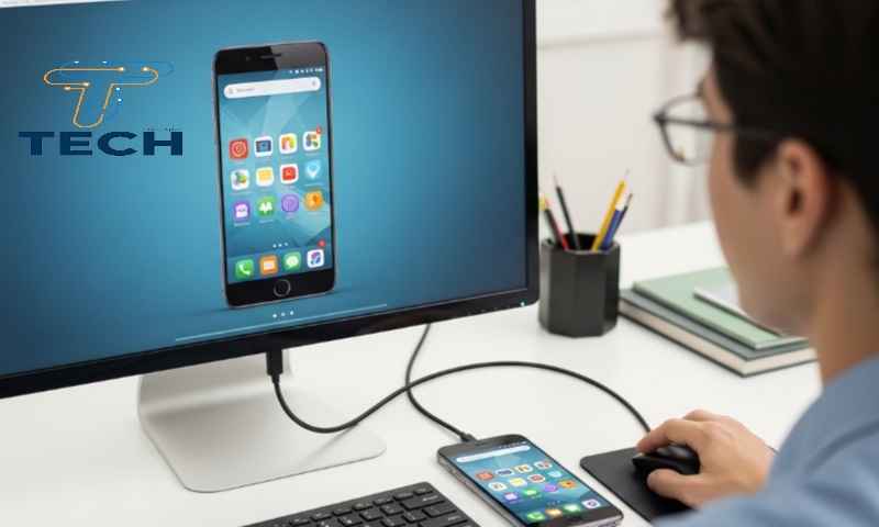 عرض شاشة الهاتف على الكمبيوتر عبر USB بسهولة