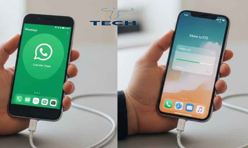 نقل الواتس من الاندرويد الى ايفون لنقل محادثات WhatsApp بدون فقدان البيانات